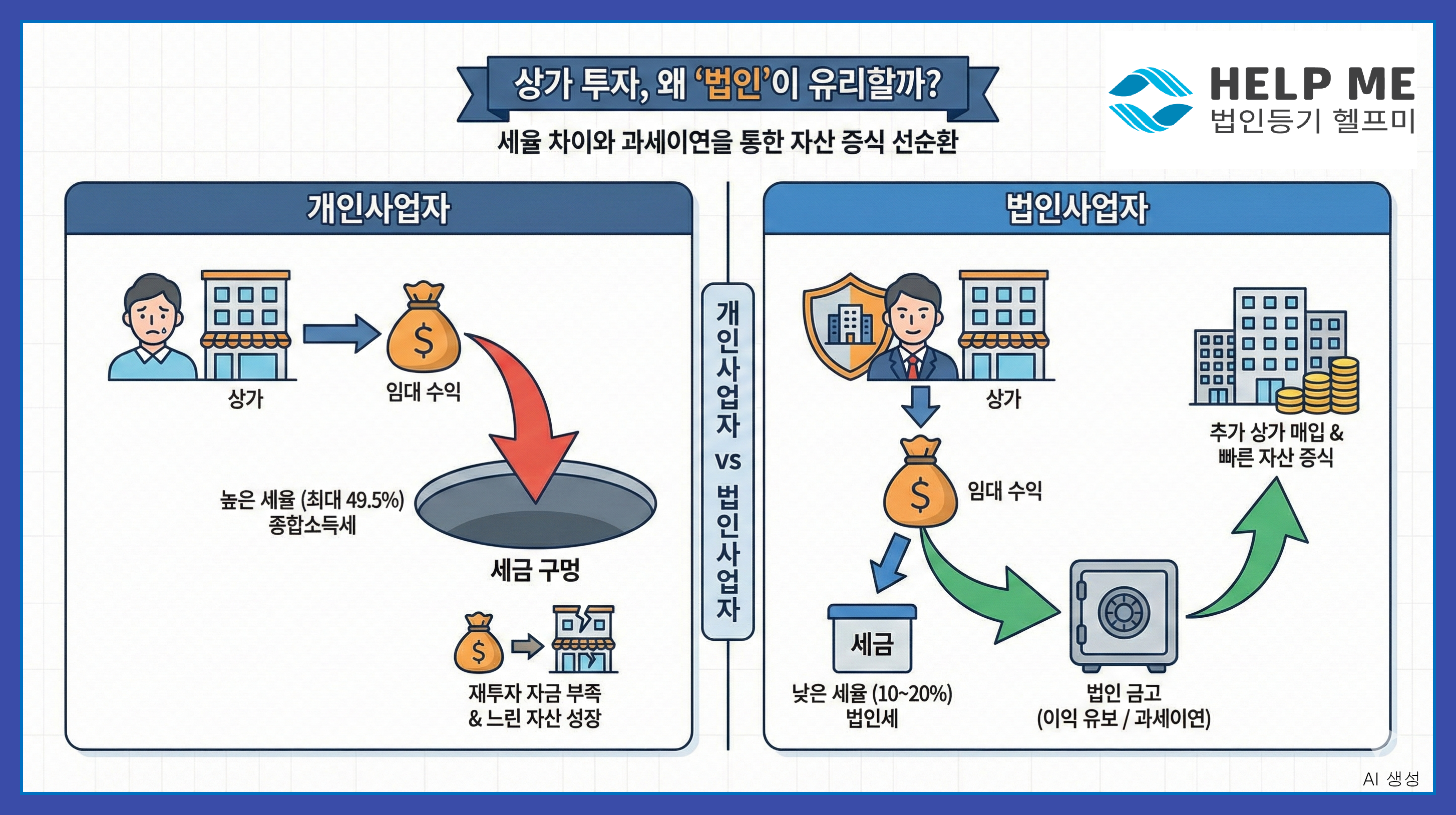 상가투자개인대법인이점장점